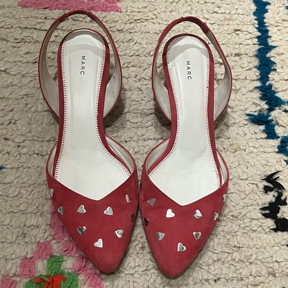 Marc Jacobs Kitten Heel Slingbacks - Picture 1 of 3